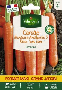 Carotte Nantaise Améliorée 3 race Tam Tam - Grand Modèle